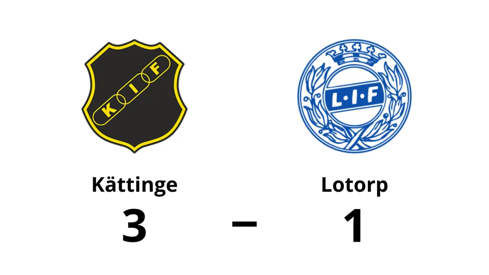 Kättinge IF vann mot Lotorps IF