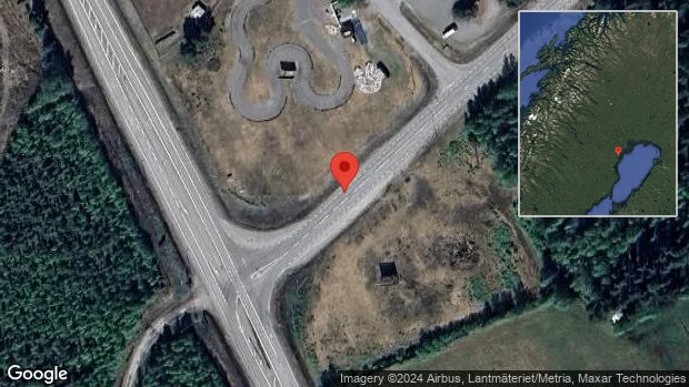 Broöppning ger stopp i trafiken på väg 506