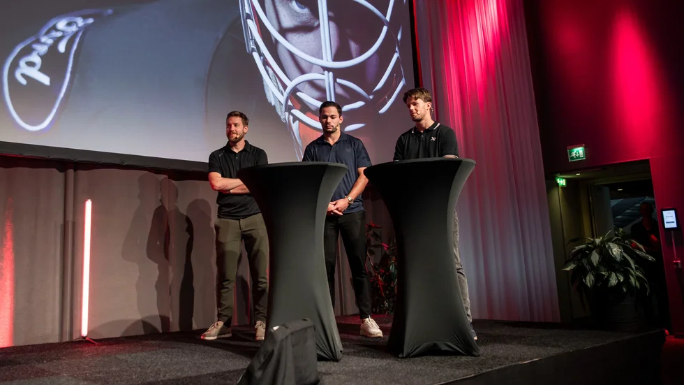 Luleå Hockeys Linus Omark, Linköpings Ty Rattie och Timrås Filip Hållander intervjuades om poängligan under SHL:s upptaktsträff på tisdagen.