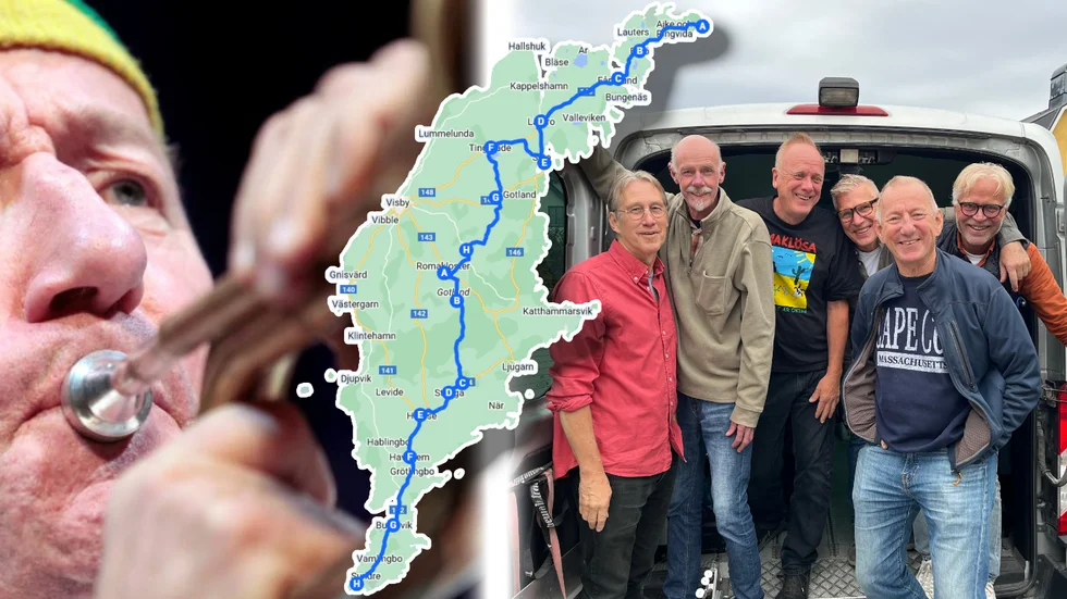 Under tolv timmar ska Smaklösa göra 16 konserter vid olika platser runt om på Gotland. 
