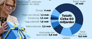 Sänkt skatt - mest för högavlönade