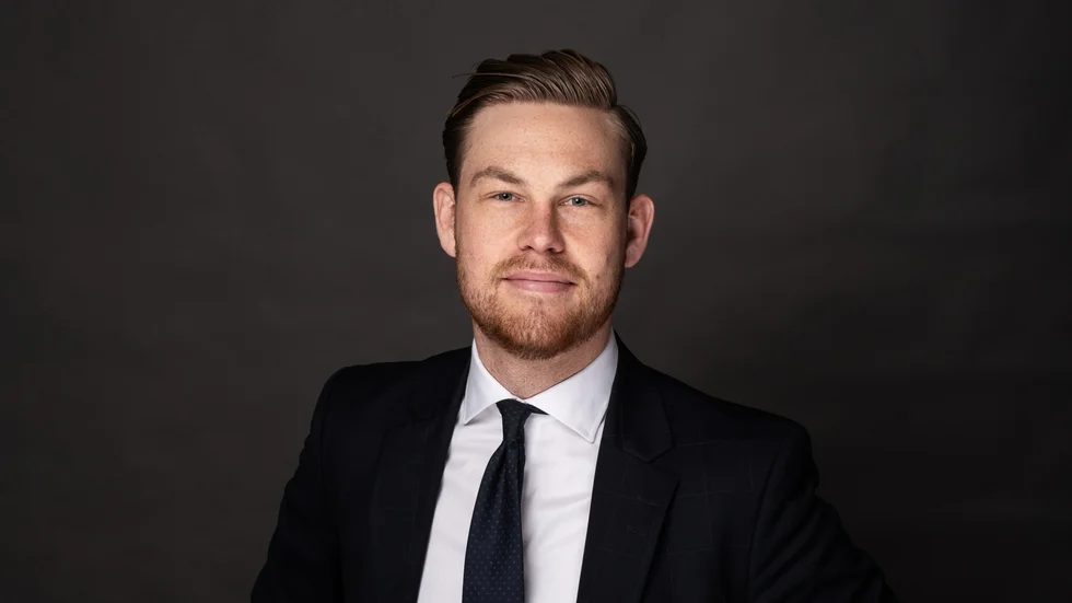 Jonathan Kylmänen,  kontorschef på Handelsbanken i Luleå.