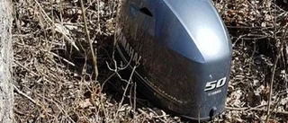Båtmotor begraven vid hundrastgård?