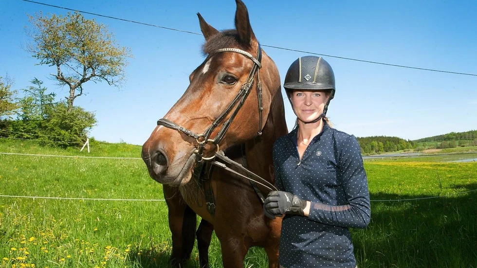Anna Freskgård och Qutie.