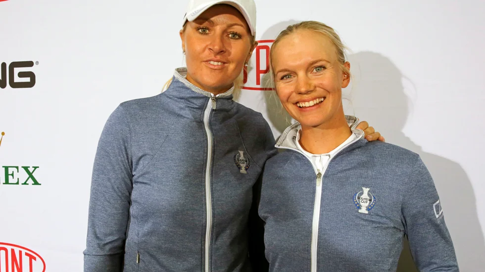 Anna Nordqvist och Madelene Sagström har fått en kanonöppning på veckans LPGA-tourtävling i Michigan. Arkivbild.