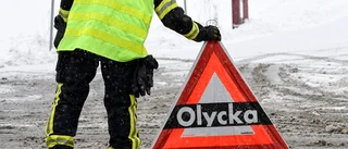 Tänk inte bara  på att bromsa i halkan