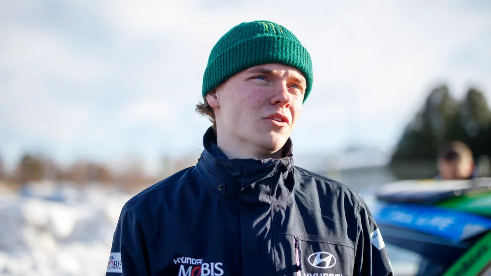 Oliver Solberg får inte förlängt med Hyundai. Arkivbild.