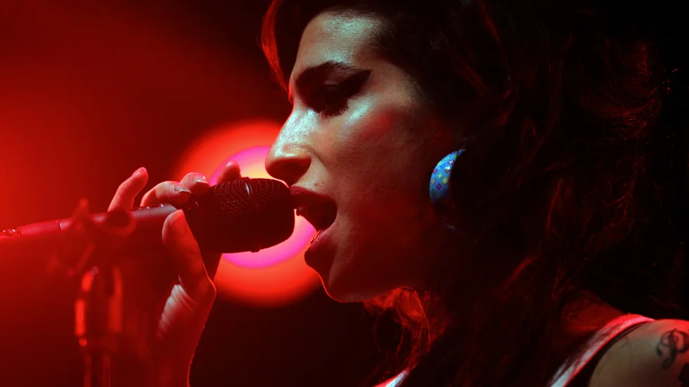 Filmen "Back to black" ska handla om Amy Winehouses liv från starten som jazzsångerska i London till Grammy-vinsterna och det hårda livet med droger och alkohol. Arkivbild.