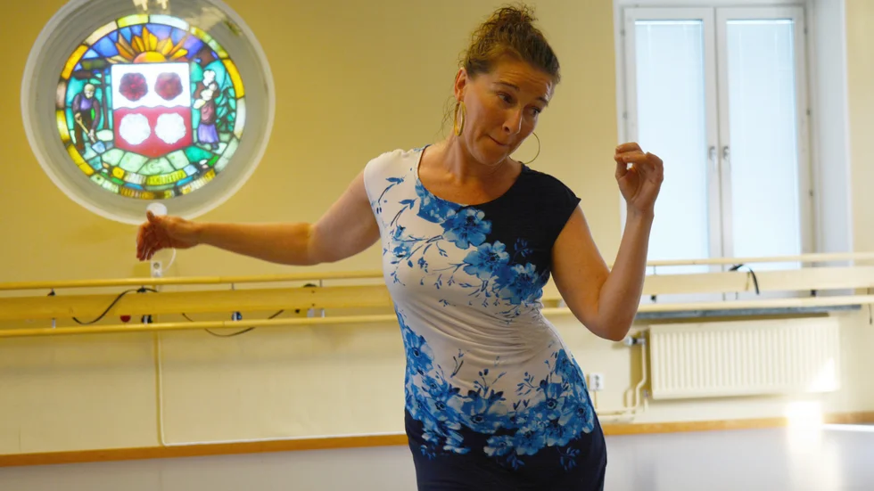 Sylvia Moreno har tidigare hållit klasser i salsa i Tyskland. 
