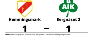 Zebastian Selberg Bergenstråle räddade poäng när Bergnäset 2 kryssade