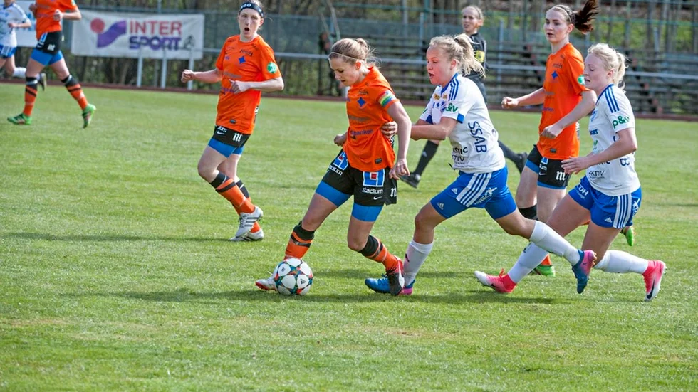 Lisa Flisell hade för det mesta grepp om motståndarna och låg även bakom det som borde ha bäddat för kvittering i 0–1-förlusten mot Norrköping.