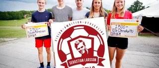 Fyra talanger prisades av Sebastian Larsson