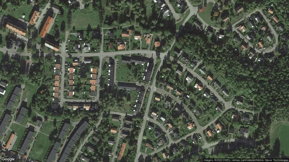 Området kring Östra Vägen 34