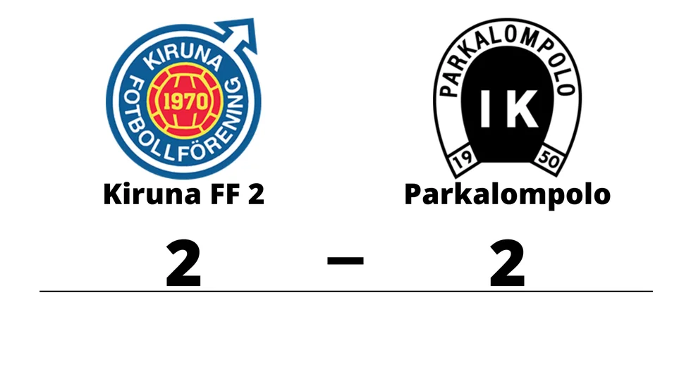 Kiruna FF 2 spelade lika mot Parkalompolo IK