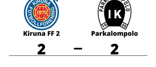 Delad pott när Parkalompolo gästade Kiruna FF 2