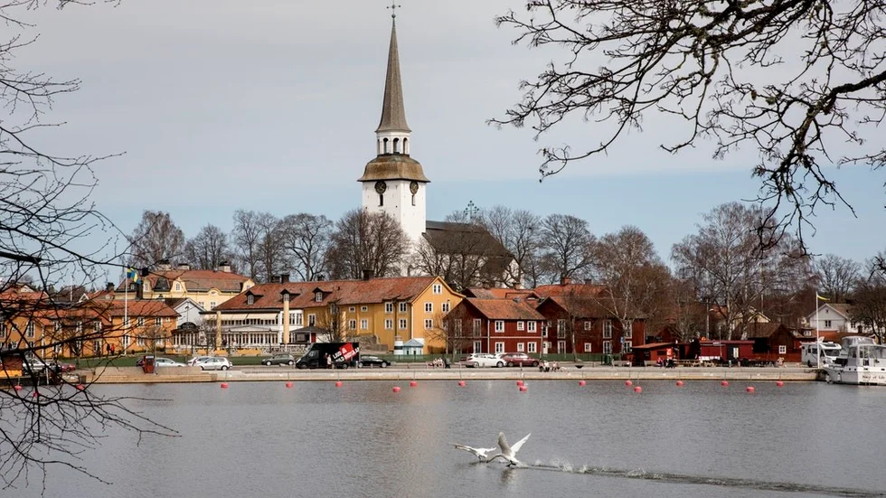 Vy över Mariefred. Bilden är tagen i ett annat sammanhang.