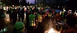 Rekordmånga deltog i juljoggingen