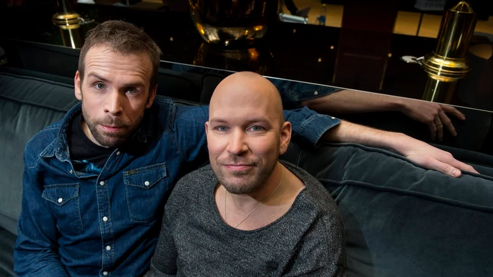 Humorduon Johan Östling och Björn A. Ling.