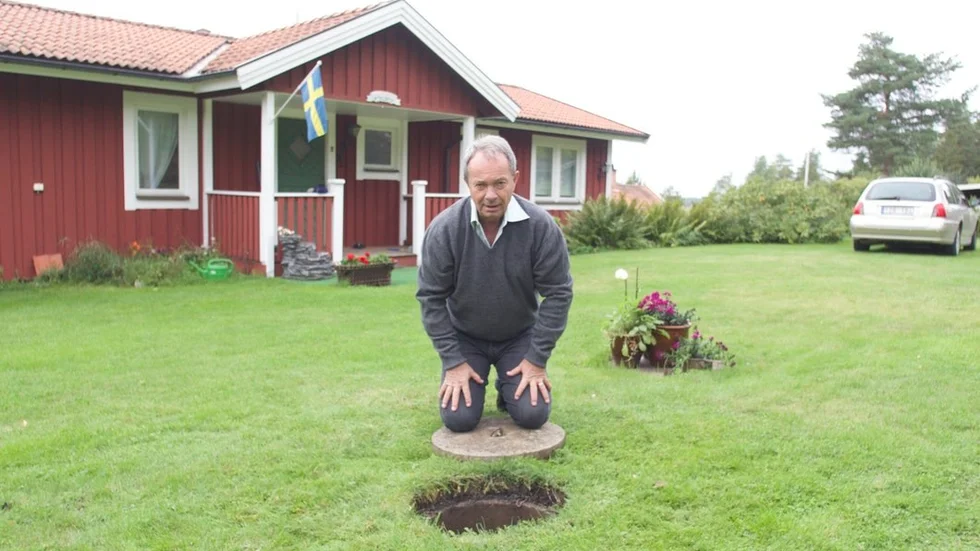 Carl-Johan Kasche under flera år fört en kamp mot beslutet han har fått angående avloppsanläggningen.