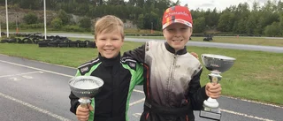 Kartingbröder överst på pallen