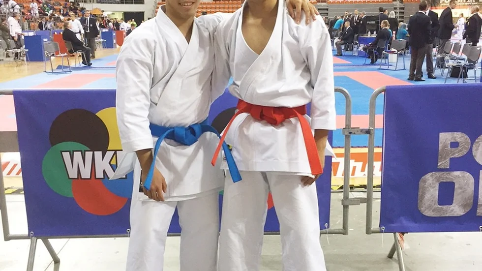 David och Filip Pham fick tuffast möjliga motstånd i den internationella tävlingen i Polen.
