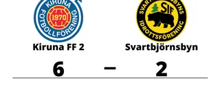 Svartbjörnsbyn föll i toppmötet mot Kiruna FF 2