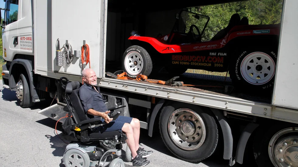 "Äventyren jag upplevt i den där bilen går inte att beskriva", säger Tom McAlevey. 