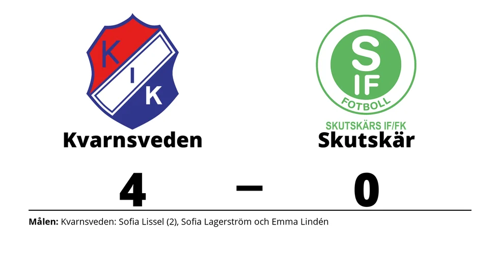 Kvarnsvedens IK vann mot Skutskärs IF FK