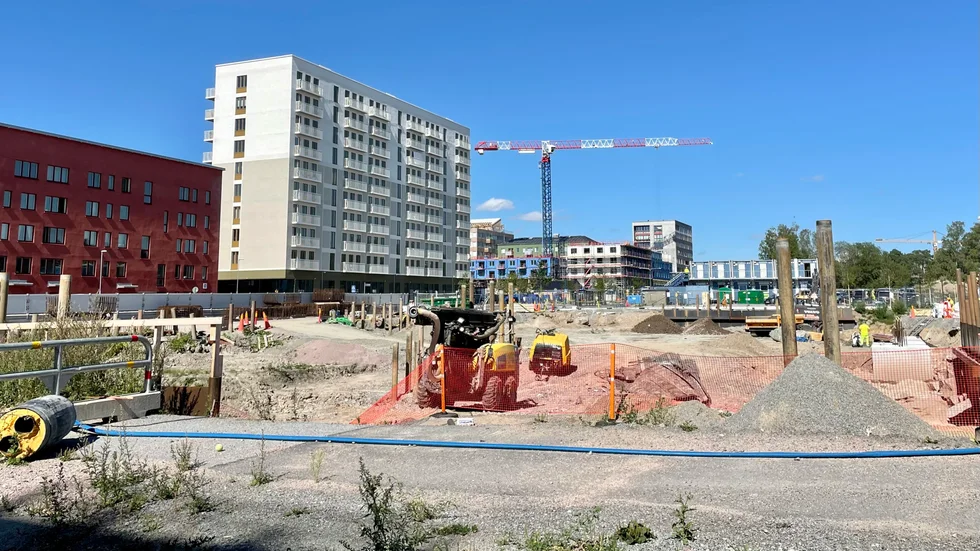 Uppsala parkering bygger ett mobilitetshus i Rosendal med plats för 120 laddplatser.