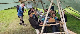  Roliga lägerliv i Klockarträsk för 250 scouter: "Stämningen har varit hög"