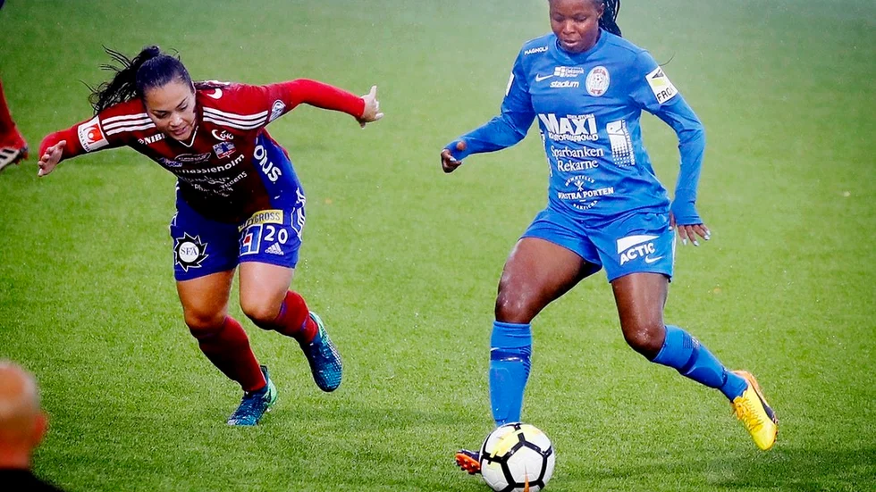 Sonia Okobi nickade in matchens enda mål mot Linköping.