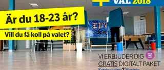 ERBJUDANDE: Gratis digital prenumeration för alla förstagångsväljare