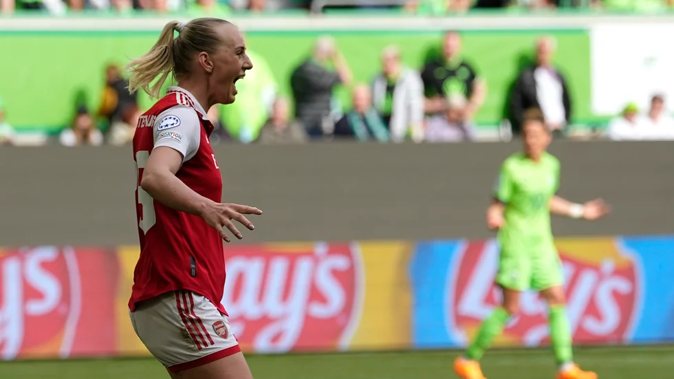 Stina Blackstenius målskytt i Champions League-semifinalen.