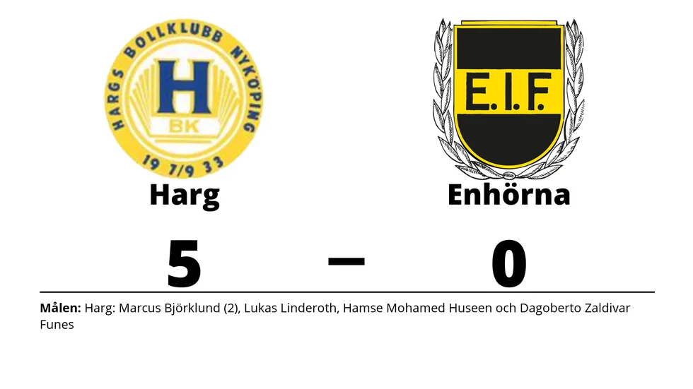 Hargs BK vann mot Enhörna IF