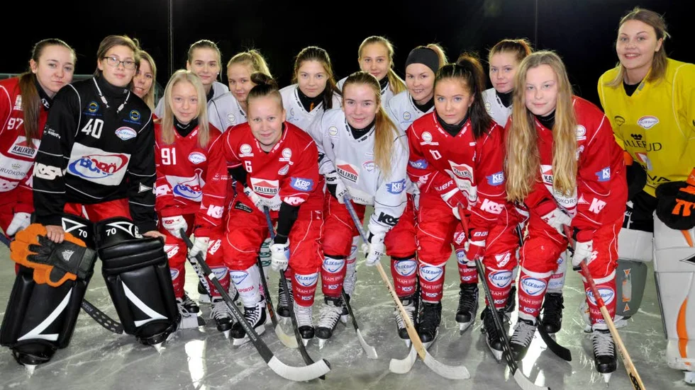 Uttagen. Jenny Johansson, i svart tröja, är med i den första F17-landslagstruppen.
