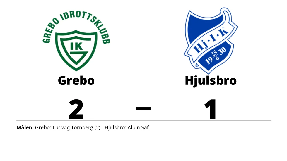 Grebo IK vann mot Hjulsbro IK