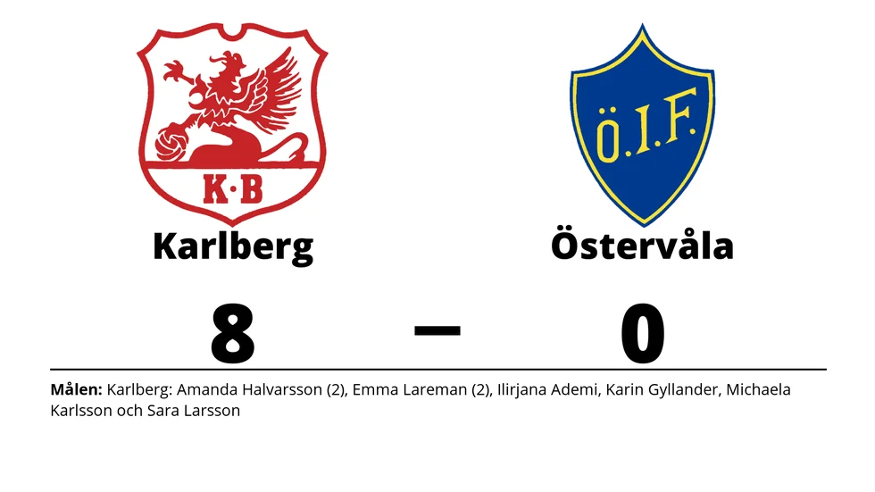 Karlbergs BK vann mot Östervåla IF