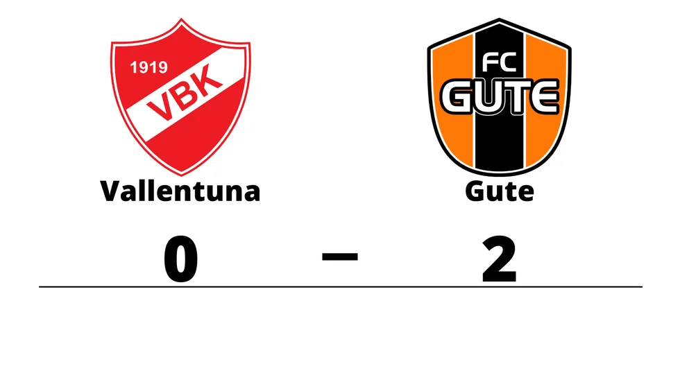 Vallentuna BK förlorade mot FC Gute