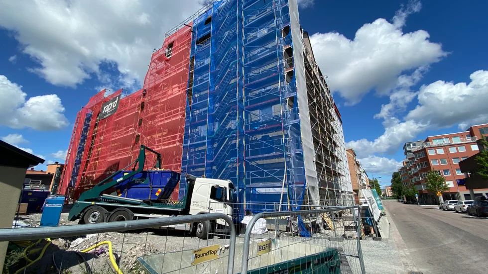 Kvarteret Vulkanen i centrala Eskilstuna omvandlas med nya bostäder och handel. 
