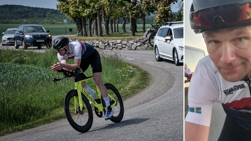Under våren gjorde Jimmy Rönn och hans team ett skarpt test där de testade utrustning, samarbete och kostupplägg. Det blev 83 mils cykling på 24 timmar.