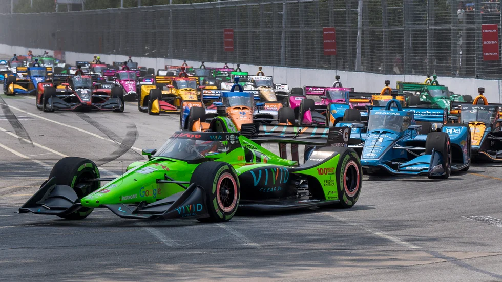 Christian Lundgaard tog hem Torontos grand prix.