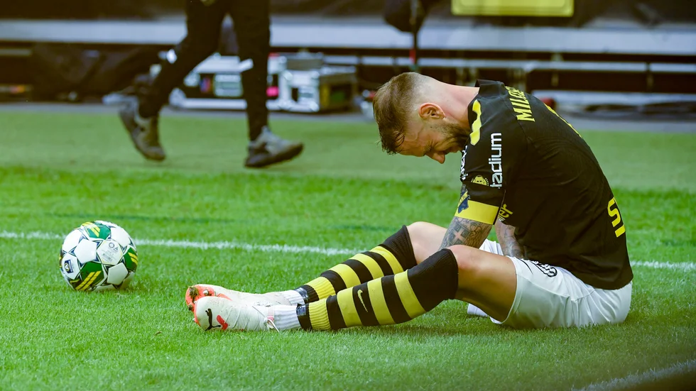 AIK:s lagkapten Alexander Milosevic var rejält besviken efter förlusten på Friends arena.