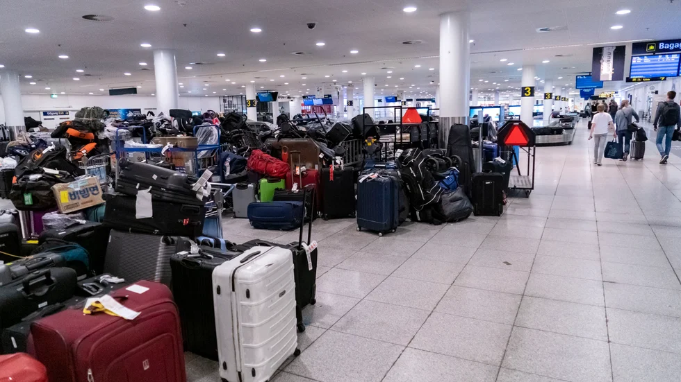 Förseningar och inställda flyg var vanligt på Europas stora flygplatser under juni månad. Arkivbild.
