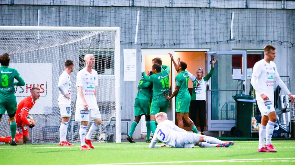 Mamadou Kouyaté blev sen poängräddare för bortalaget.