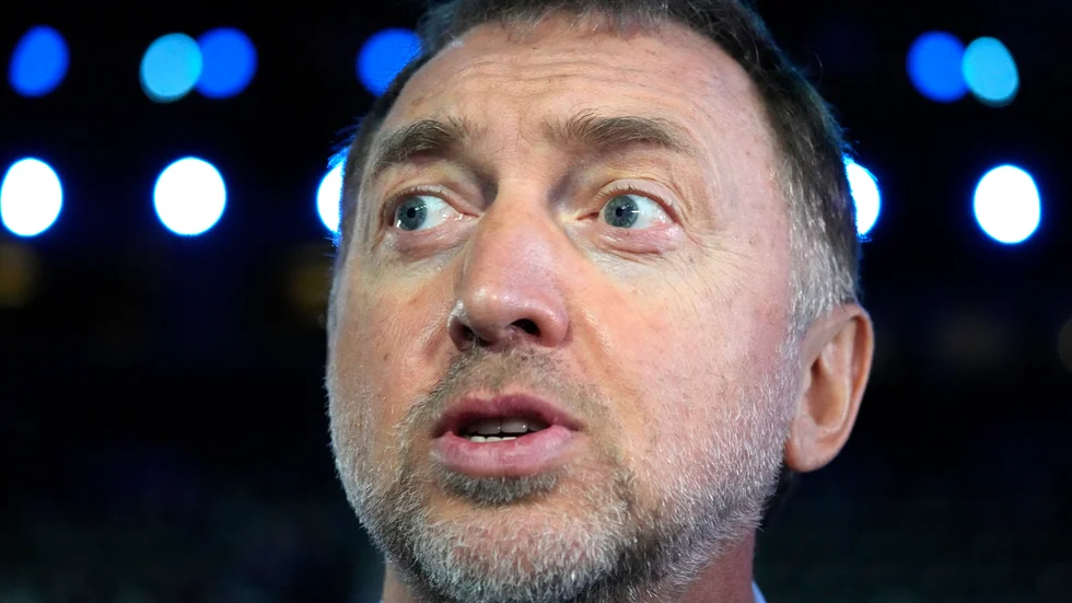 Ryske oligarken Oleg Deripaska, sanktionerad av väst och storägare i aluminiumsmältverket Kubal i Sundsvall. Arkivbild.