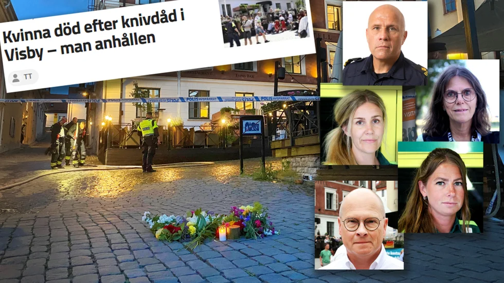 Polisen, ambulanspersonalen, Almedalschefen och journalisten. Nu berättar de om dagen när det otänkbara inträffade.