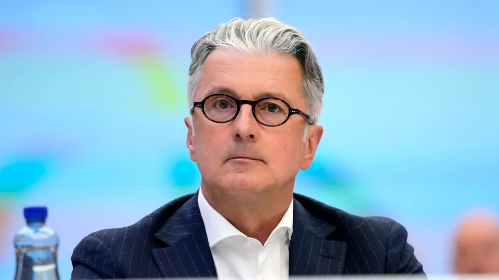 Rupert Stadler i samband med rättegången.