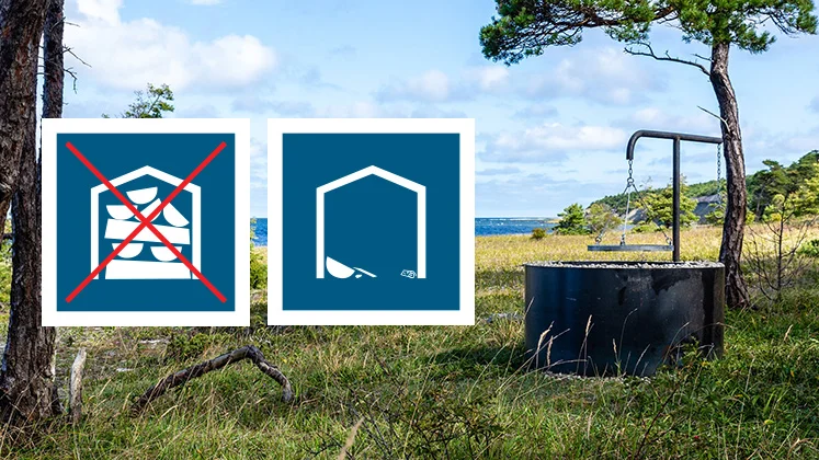 Enligt länsstyrelsen är veden slut på de flesta av de 30 grillplatser som tidigare haft vedförråd. Nu kommer skyltar att sättas upp som förklarar att veden inte längre kommer att fyllas på.
