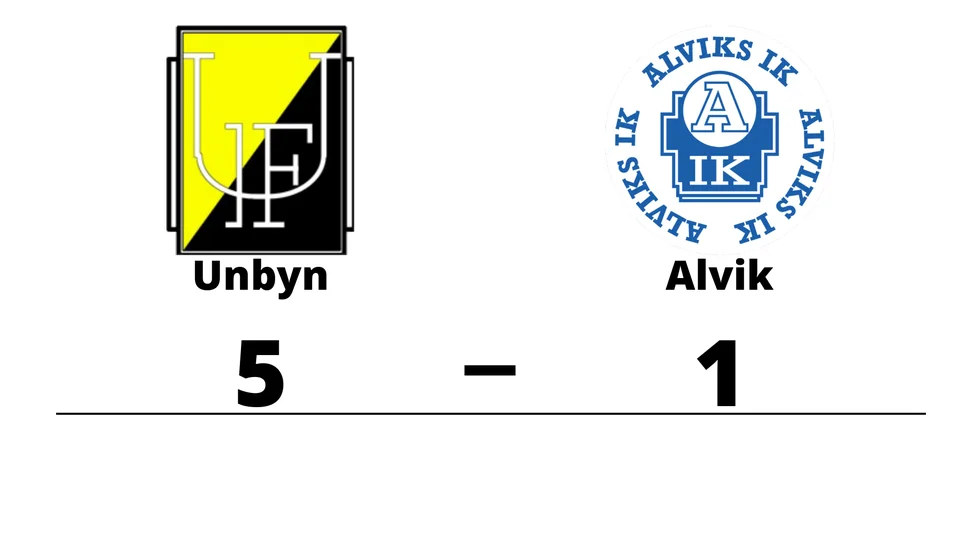 Unbyns IF vann mot Alviks IK