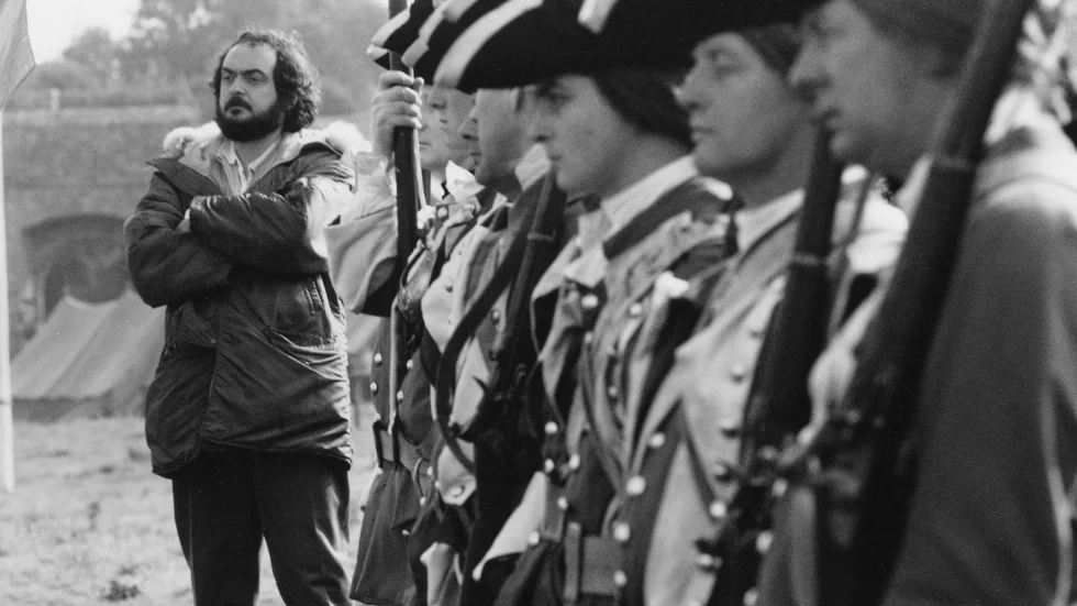 Arkivbild från inspelningen av Stanley Kubricks "Barry Lyndon" 1975.